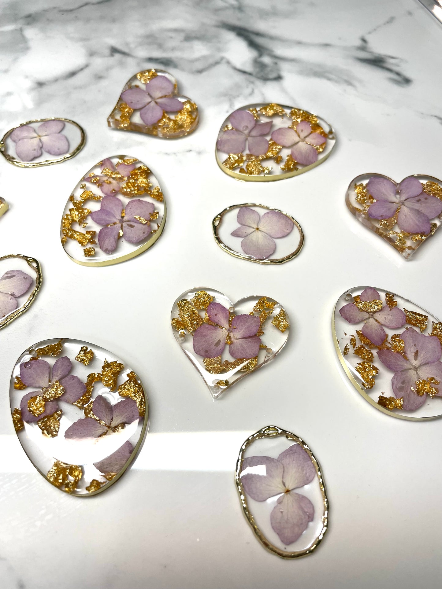 bridesmaid faves - hydrangea drop earrings