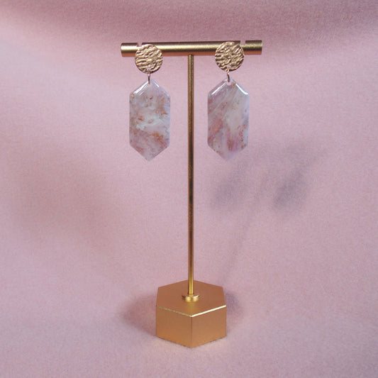 bridesmaid faves - rose gold drop earrings